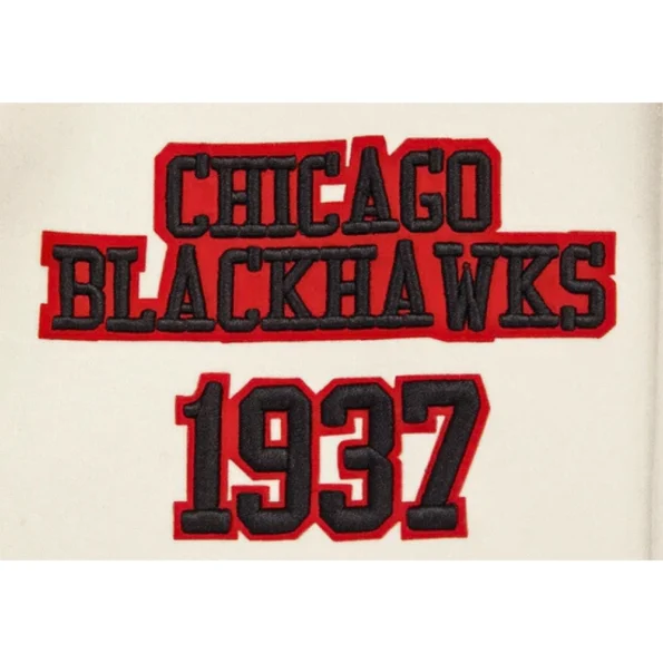 chicago blackhawks classic varsity jacket
