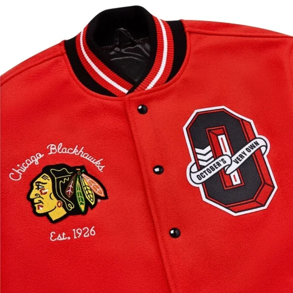 chicago blackhawks ovo jacket