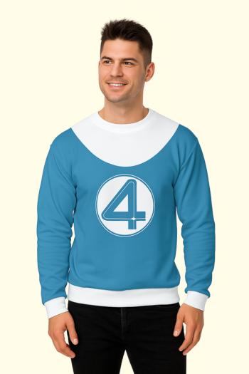 Men&rsquo;s Futuristic Hero Team Jacket &ndash; Blue Edition