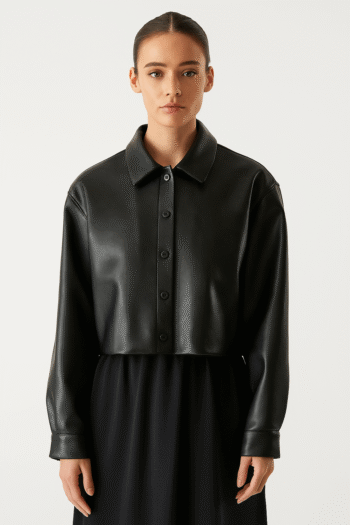 Sydney Sweeney PFW 2025 Black Jacket