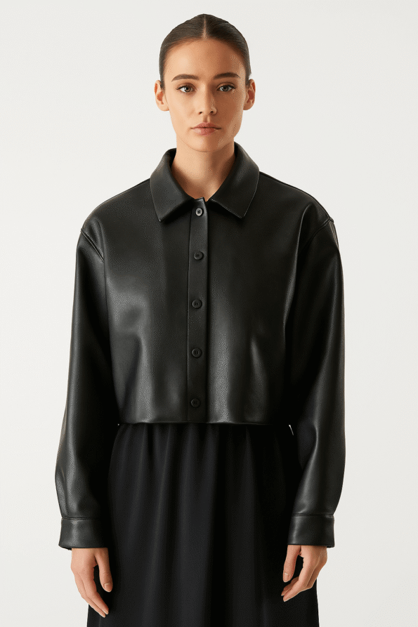 Sydney Sweeney PFW 2025 Black Jacket