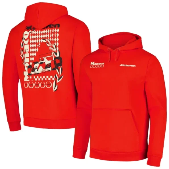 McLaren F1 Team Monaco Heritage Red Hoodie