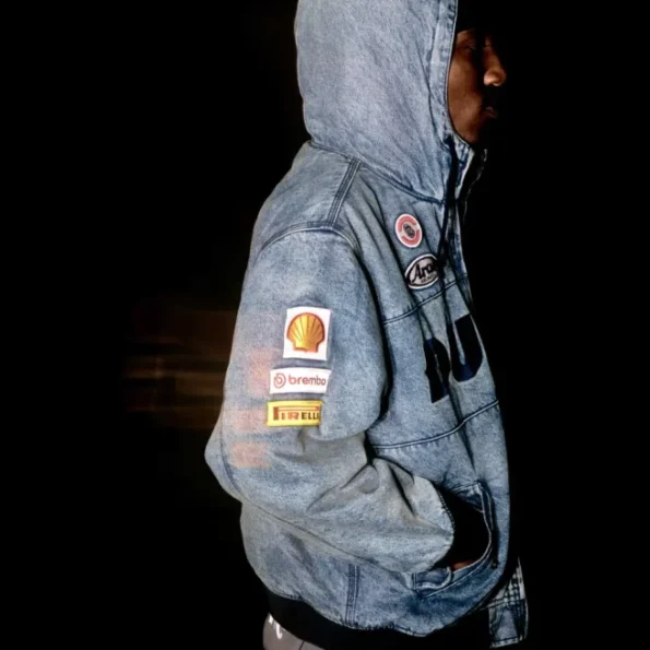 Supreme x Ducati Hooded Racing Blue Jacket