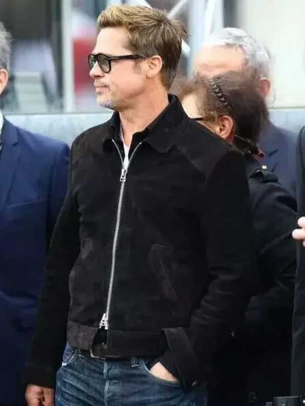Brad Pitt F1 2025 Suede Leather Jacket