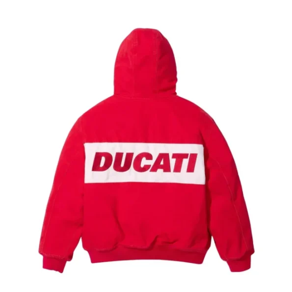 Supreme x Ducati Hooded Racing Red Jacket