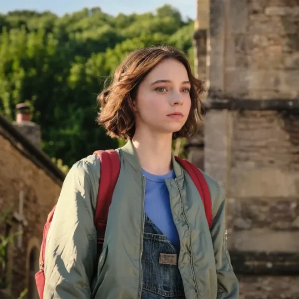 Emma Myers A Good Girl&rsquo;s Guide to Murder Bomber Jacket