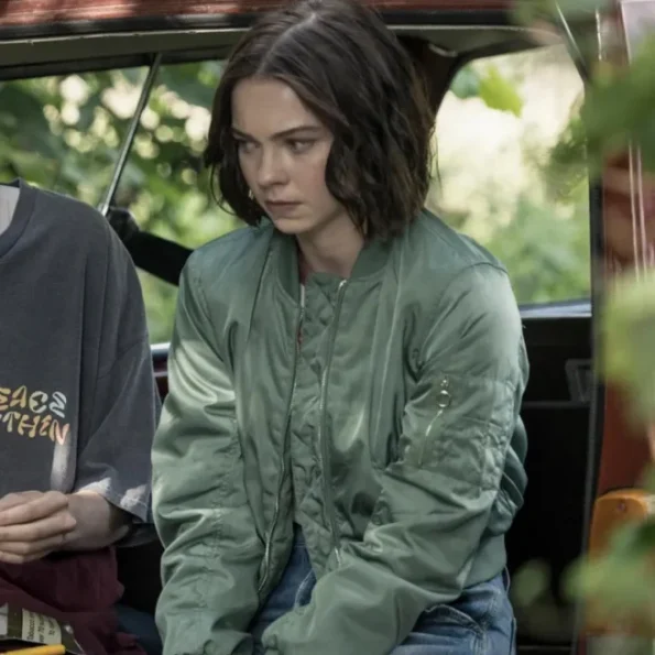 Emma Myers A Good Girl&rsquo;s Guide to Murder Bomber Jacket