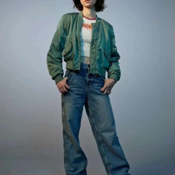 Emma Myers A Good Girl&rsquo;s Guide to Murder Bomber Jacket