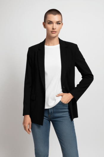 1UP 2022 Ruby Rose Black Suiting Blazer