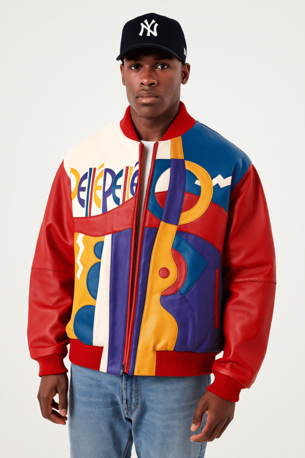 Pelle Pelle Picasso Plush Red Jacket