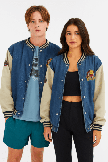 Winnie the Pooh Varsity Denim Jacket