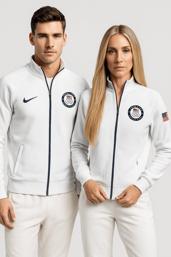 Sarah Jessica Parker USA Olympics Jacket