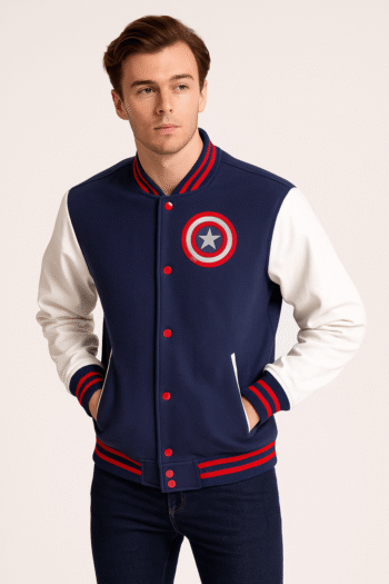 Captain America Varsity Jacket