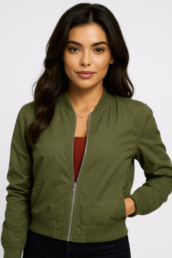 Taylour Paige Beverly Hills Cop Axel F Green Jacket