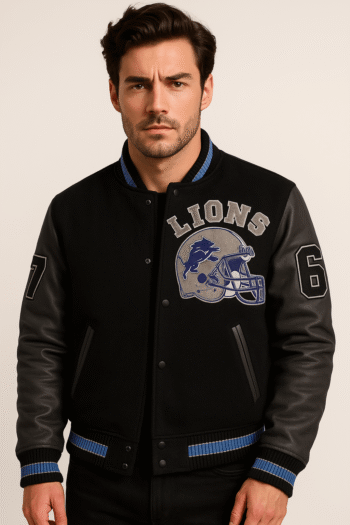 Beverly Hills Cop Axel Foley Detroit Lions Jacket