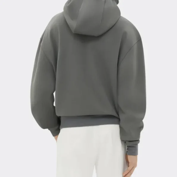 Ferrari Silicon Logo Grey Hoodie