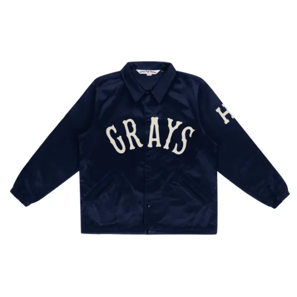 Homestead Grays Satin Windbreaker Jacket