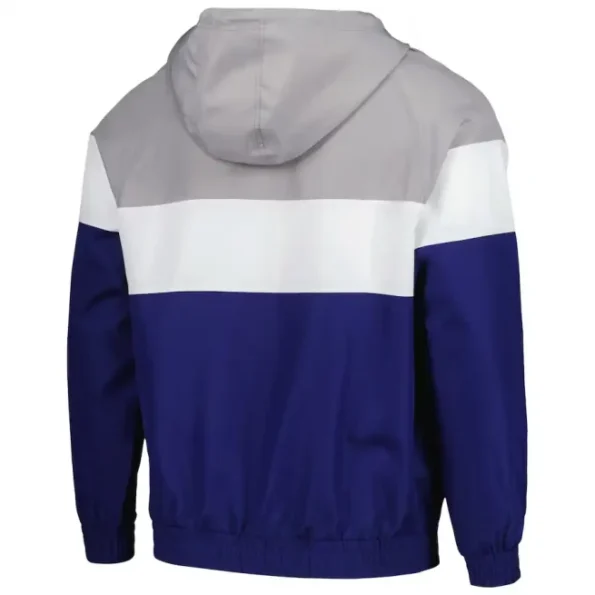 LA Dodgers New Era Royal Ripstop Windbreaker Jacket