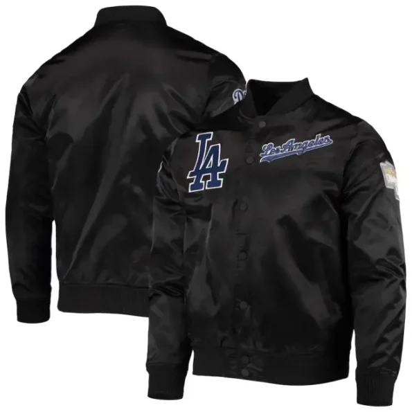 Los Angeles Dodgers Pro Standard Black Satin Jacket