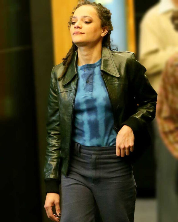 The Crowded Room 2023 Sasha Lane Leather Jacket