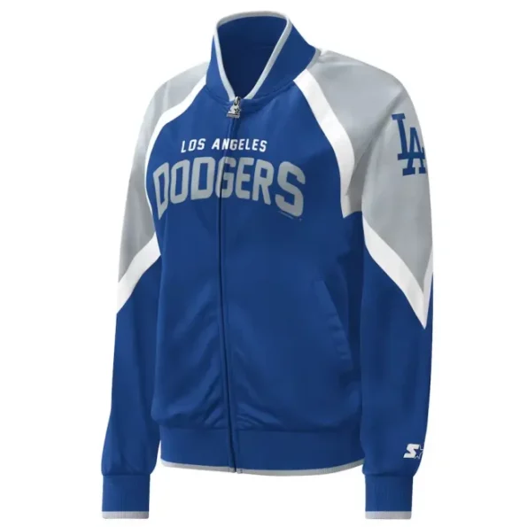 Women’s LA Dodgers Starter Royal Touchdown Track Jacket