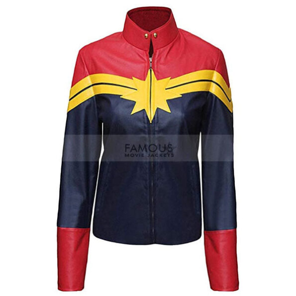 Captain Marvel Carol Danvers Leather Jacket