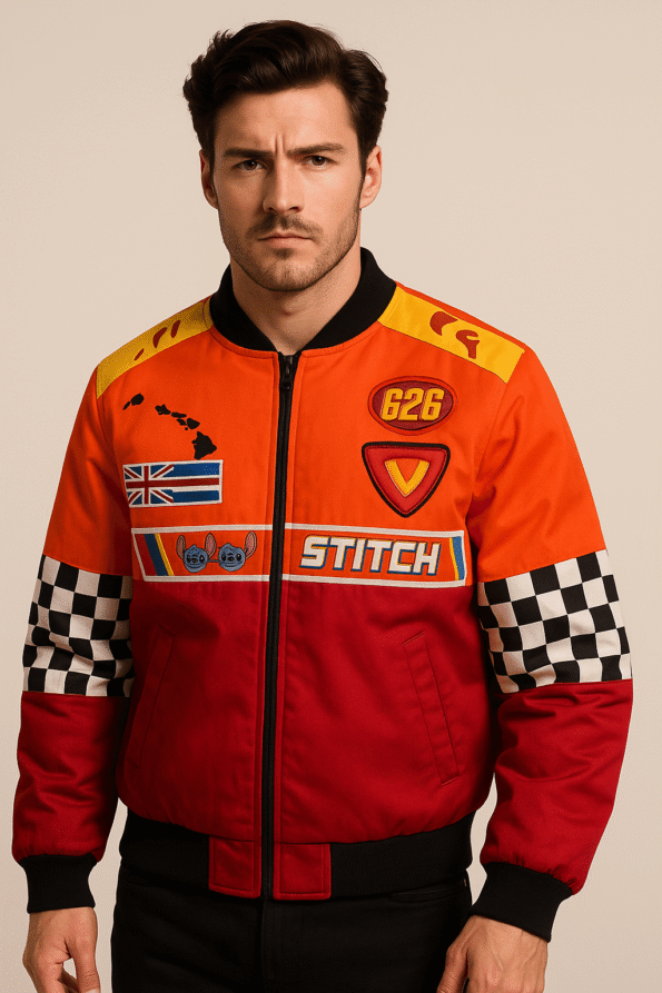 Disney Lilo & Stitch The Red One Racing Jacket