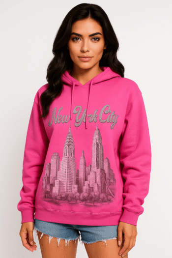 Taylor Swift Pink New York Hoodie