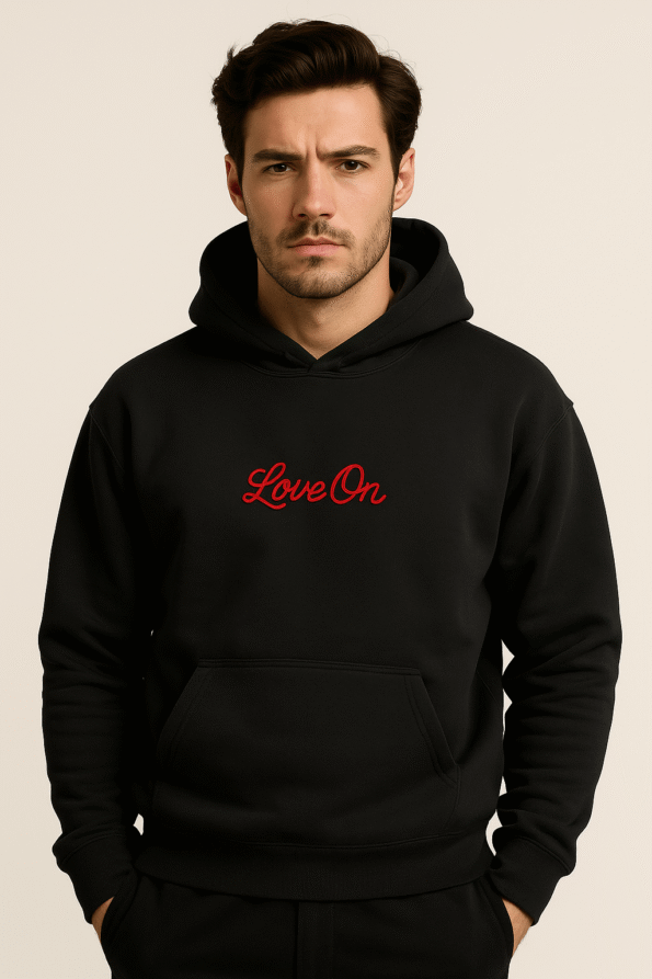 Selena Gomez Embroidered Love On Hoodie