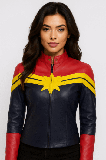Captain Marvel Carol Danvers Leather Jacket
