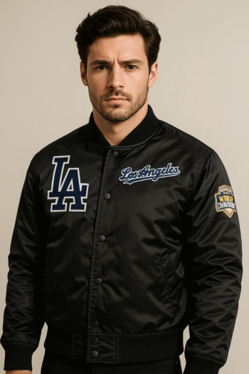 Los Angeles Dodgers Pro Standard Black Satin Jacket