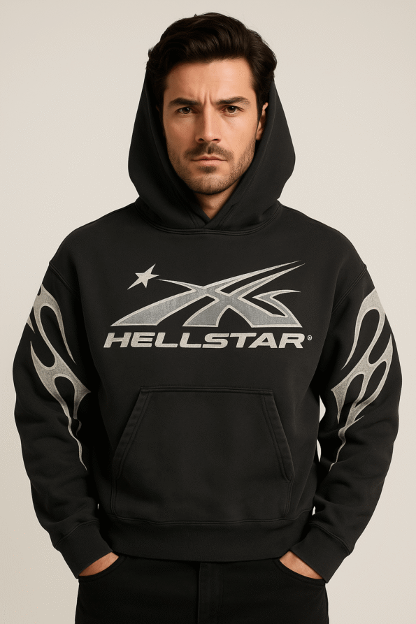 Hellstar Sport Hoodie &lsquo;Black&rsquo;