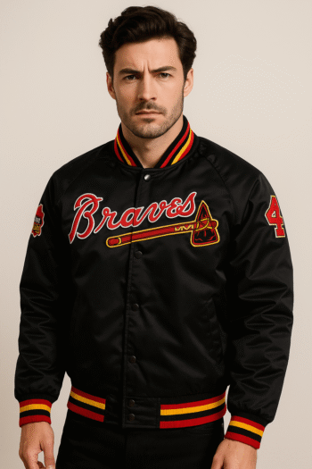 Milwaukee Braves Hank Aaro Lightweight Jacket