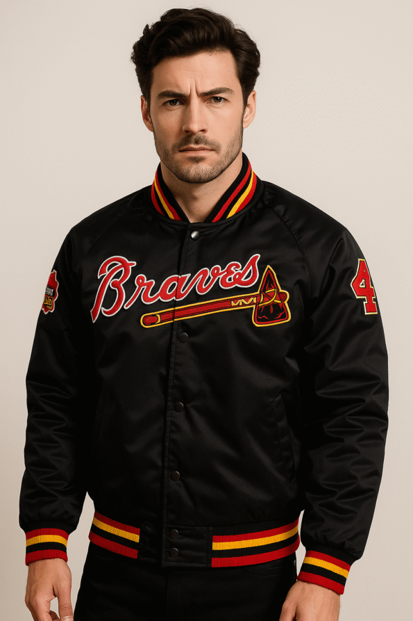Milwaukee Braves Hank Aaro Lightweight Jacket