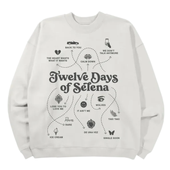 Twelve Days Of Selena Crewneck Sweatshirt