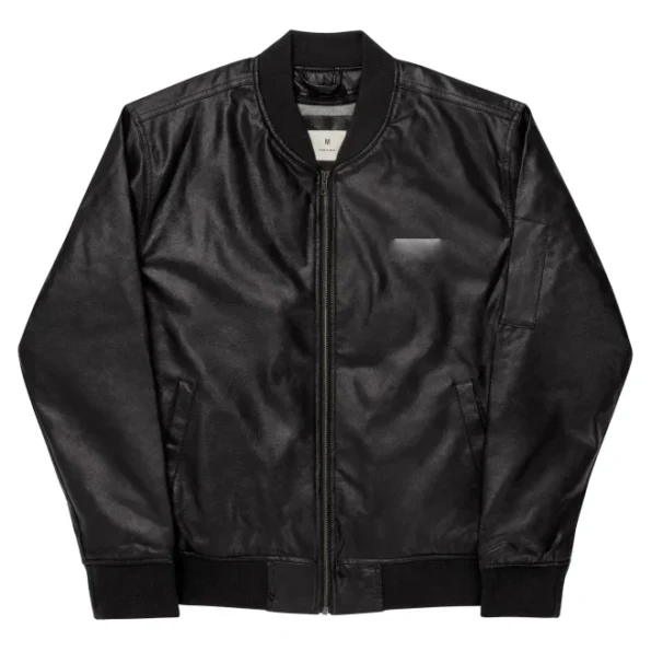 Albanian Eagle Bomber Leather Jacket