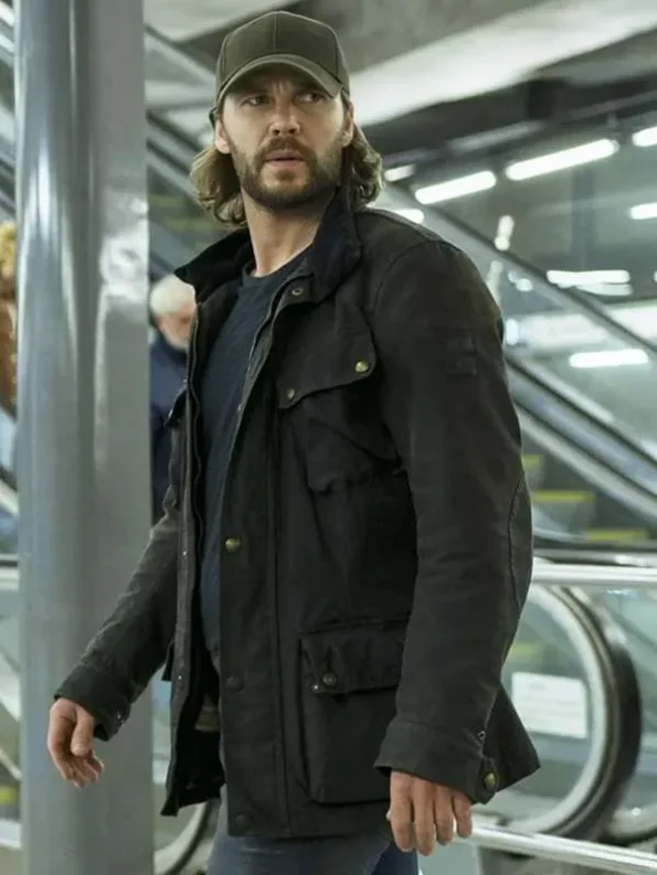 The Terminal List: Dark Wolf – Black Tactical Jacket