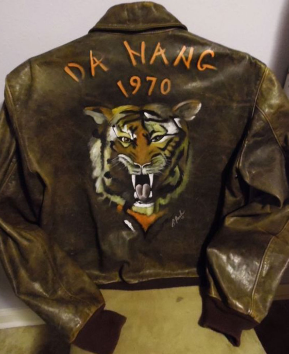 The A Team Da Nang 1970 Brown Leather Jacket