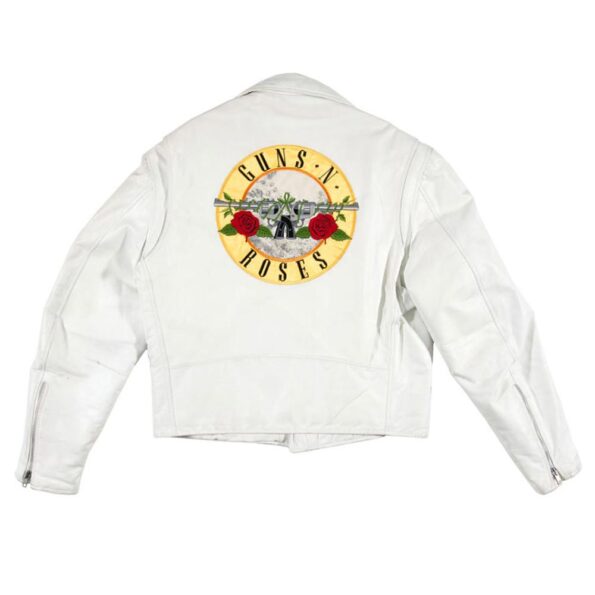 Guns N Roses Axl Rose White Jacket