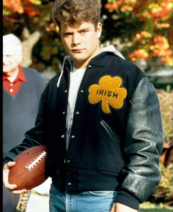 Rudy Inspired Notre Dame Irish Varsity Jacket