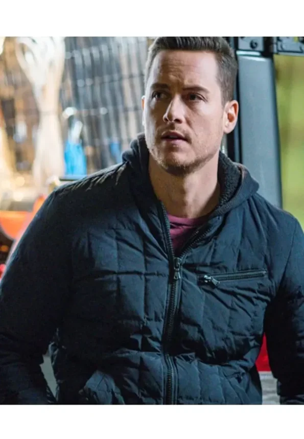 Chicago PD Jesse Lee Soffer Black Leather Jacket
