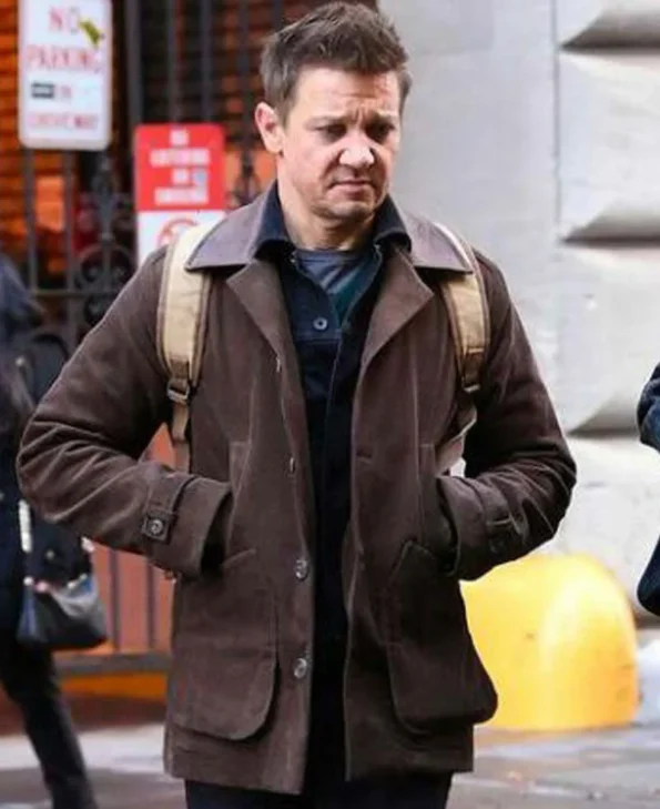 Jeremy Renner Suede Leather Jacket &ndash; Hawkeye TV Series