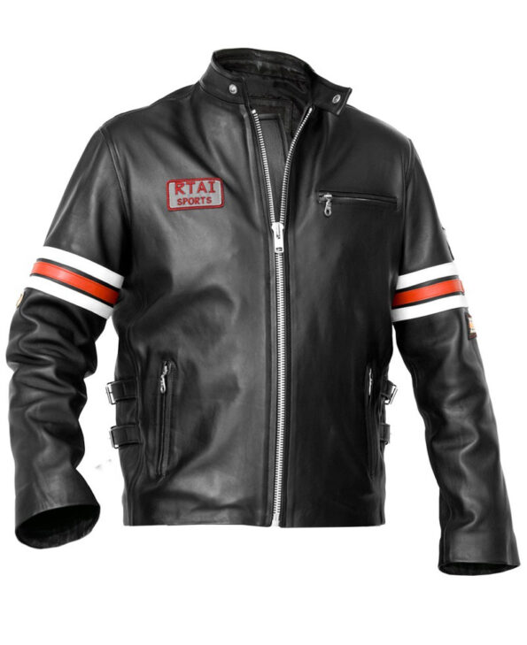 Dr. Gregory House Hugh Laurie Biker Leather Jacket