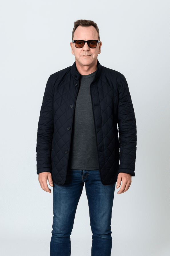 Rabbit Hole 2023 Kiefer Sutherland Quilted Jacket