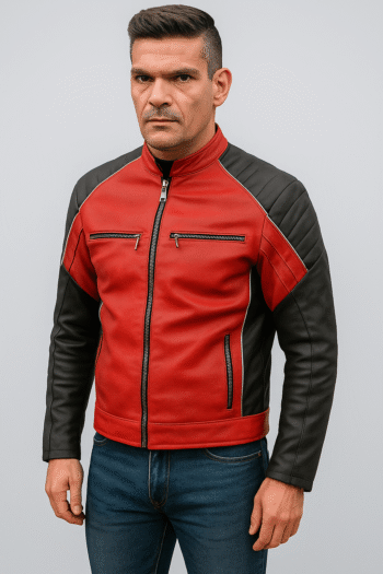 April X Tudor Chirila Leather Jacket