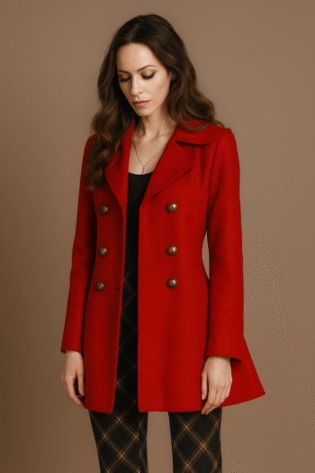 Firecracker Katie Sheridan Red Coat