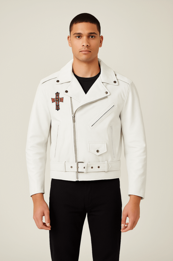 Guns N Roses Axl Rose White Jacket