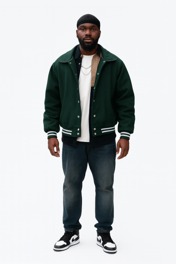 Tayc Christmas Flow Green Bomber Jacket