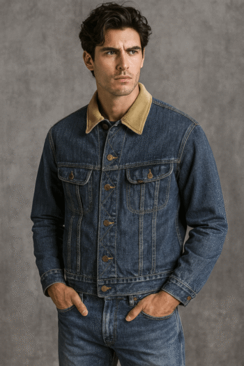 Brokeback Mountain Movie Heath Ledger Blue Denim Jacket