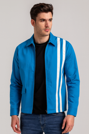 Elvis Presley Speedway Blue Cotton Jacket